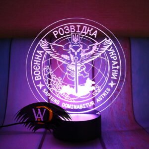 Акрилайт-ночник “Военная разведка” ПР-19